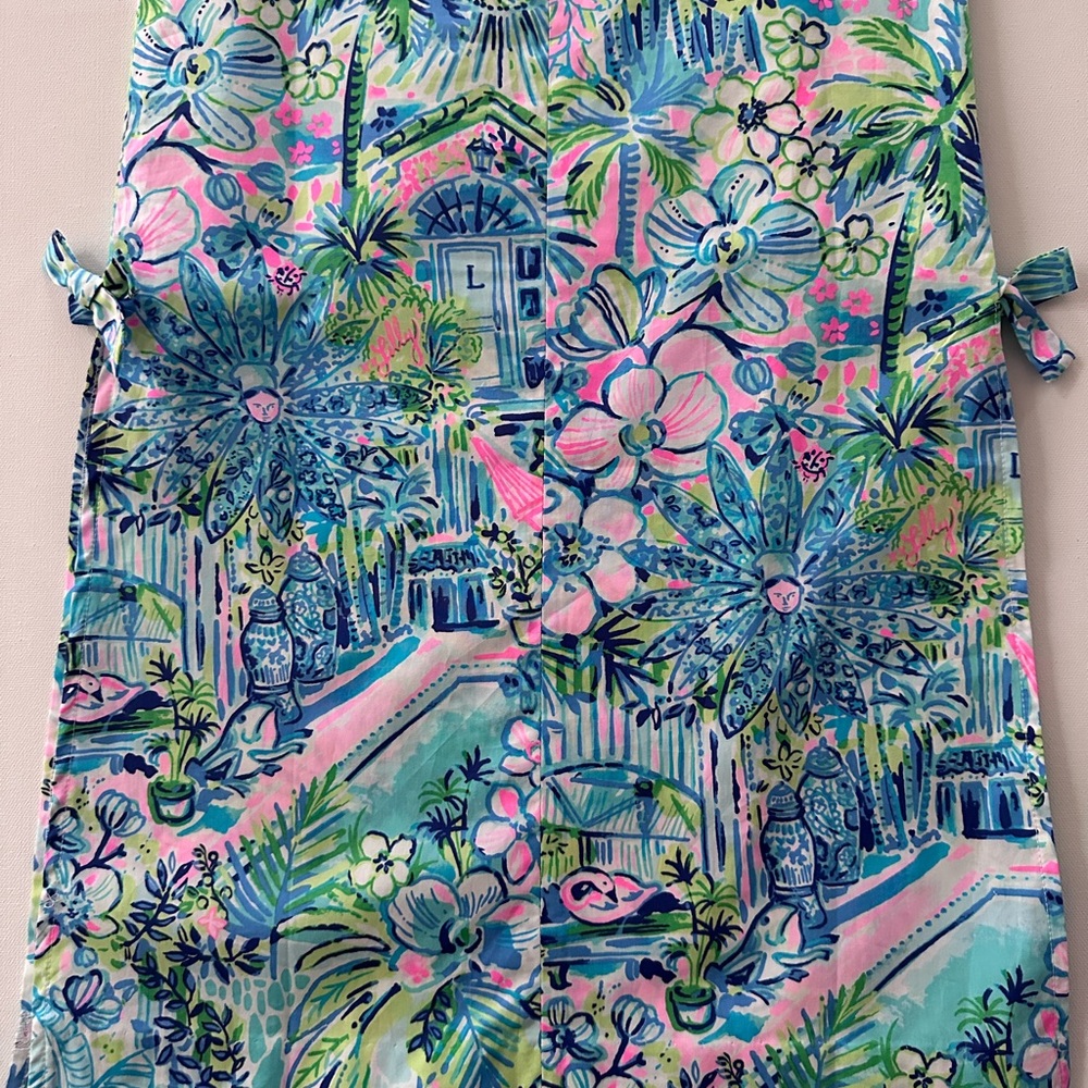Lilly Pulitzer Girls 6 Floral Tropical Maxi Dress NWT Houses Spring Summer - Picture 7 of 8